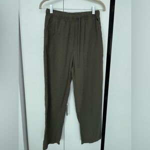Women’s drawstring Olive Green Pants